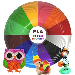 Стержни для 3d-печати Dikale, 12 цветов, 3672120 м, пла-нить, нетоксичные, для объемного моделирования