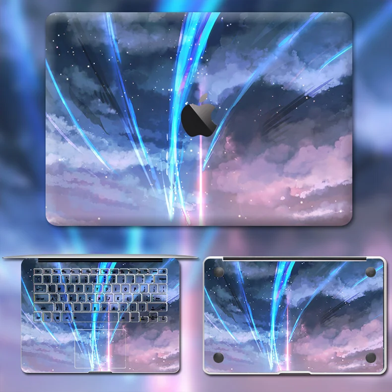 Милый кавайный милый чехол для Macbook Pro Air 11 13 15 retina, Защитная пленка для всего тела, милый кавайный защитный чехол