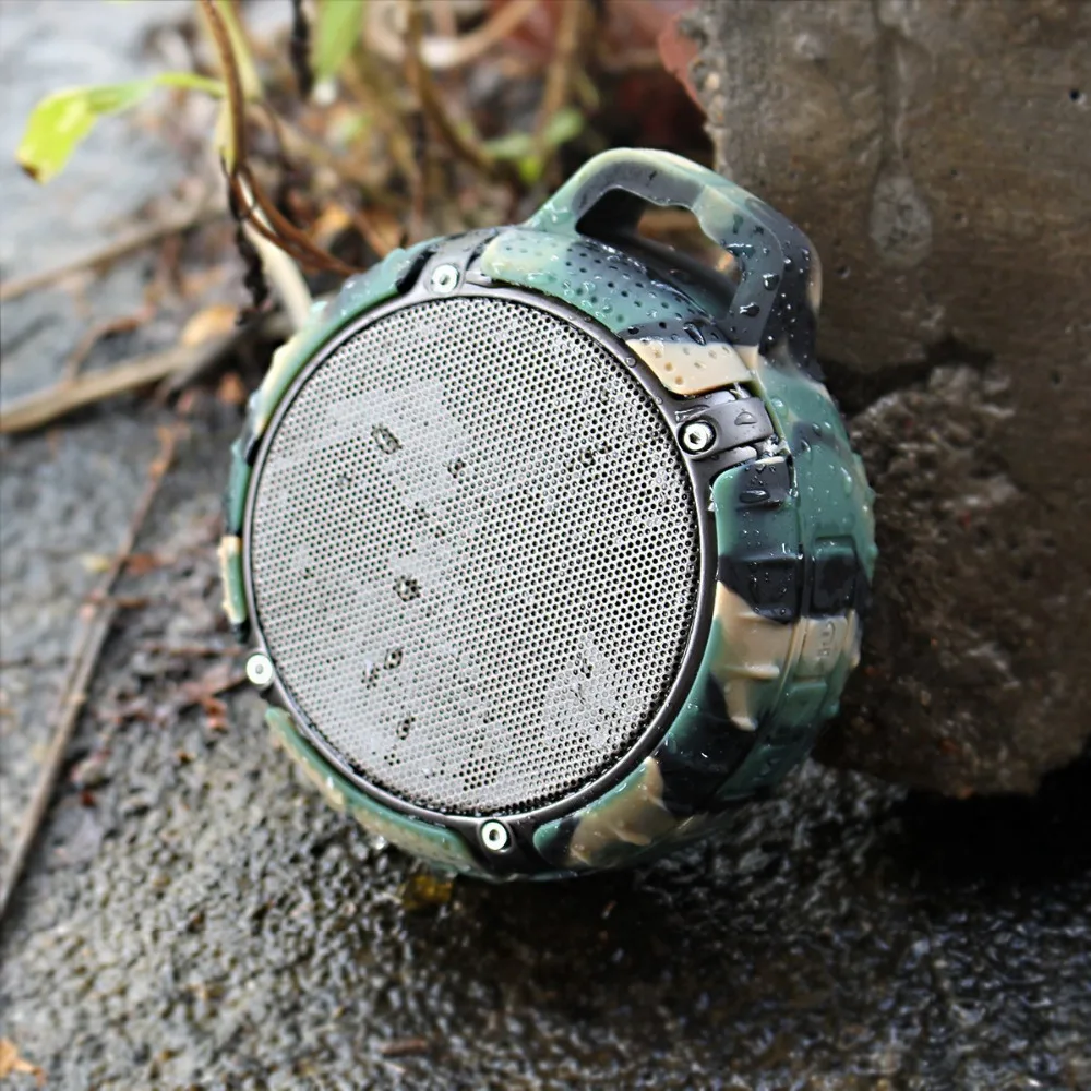 Беспроводной bluetooth динамик камуфляжного цвета Водонепроницаемый IPX7 портативный