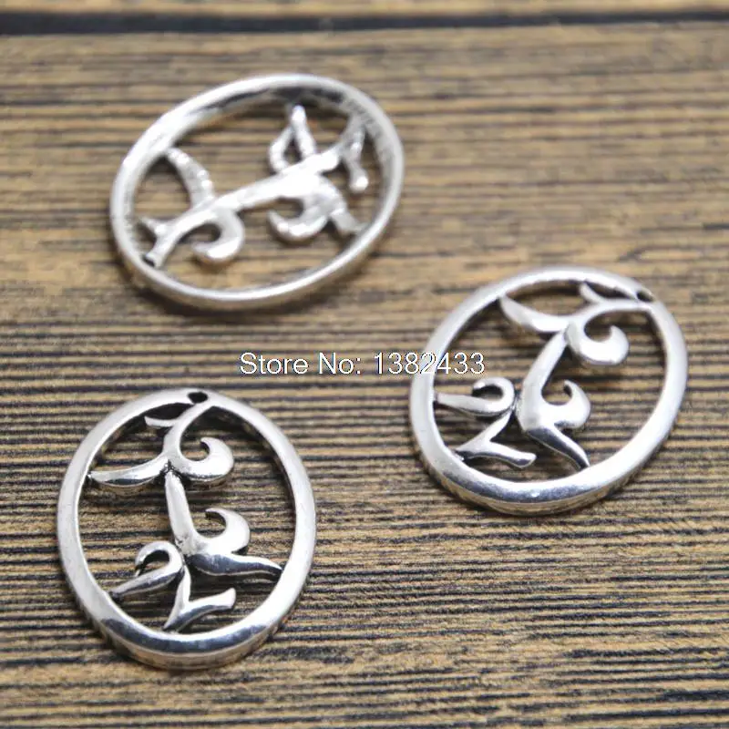 8 шт., подвеска в виде Розы, 19 х23 мм