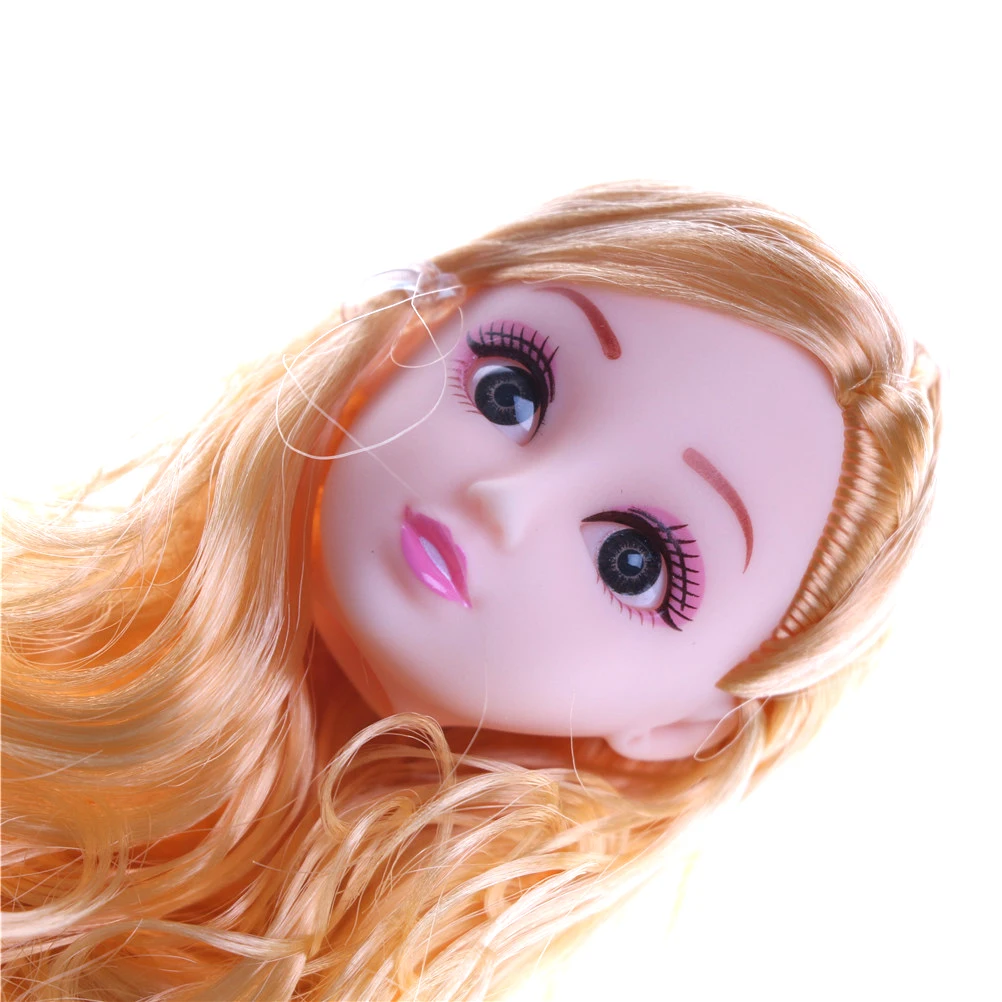 3D Реалистичная голова для глаз 1/6 BJD diy голова акриловая голова для глаз nake суставы тела Куклы Игрушки для девочек подарок для куклы