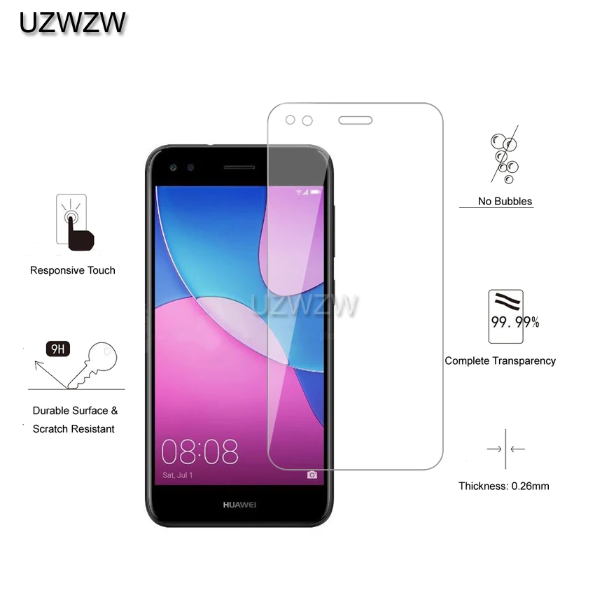 2 шт для huawei P9 Lite Mini Premium 2.5D 0,26 мм Закаленное стекло-экран протектор для huawei P9 Lite Mini защитное стекло