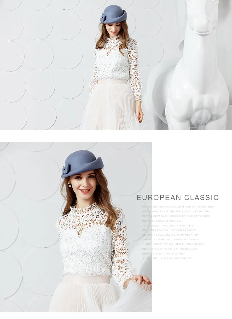 FS Black Gray Wool Berets Vintage Winter French Beret Women Felt Hats Fedoras Bowknot Artist Ladies Top Caps Autumn Hats