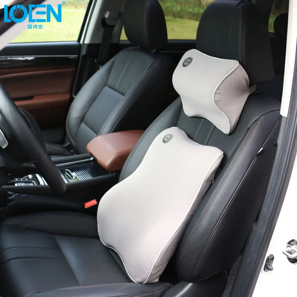 Пространство Memory Foam ткань подголовник подушка на шею для автомобиля Авто сиденья