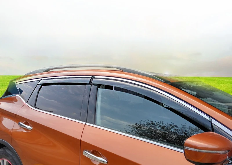 

4 шт., защитный козырек от дождя и солнца для Nissan Murano 2015 2016 2017 2018