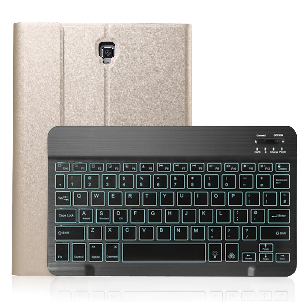 Чехол-клавиатура с подсветкой для samsung Galaxy Tab S4 10,5 SM-T830 SM-T835 T830 T835 тонкий кожаный чехол для планшета bluetooth-клавиатура