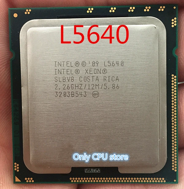 Бесплатная доставка процессор INTEL L5640 шесть ядер официальная версия 12 потоков