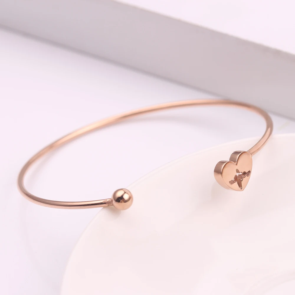 Новая форма любви может регулировать Открытые Браслеты в форме сердца