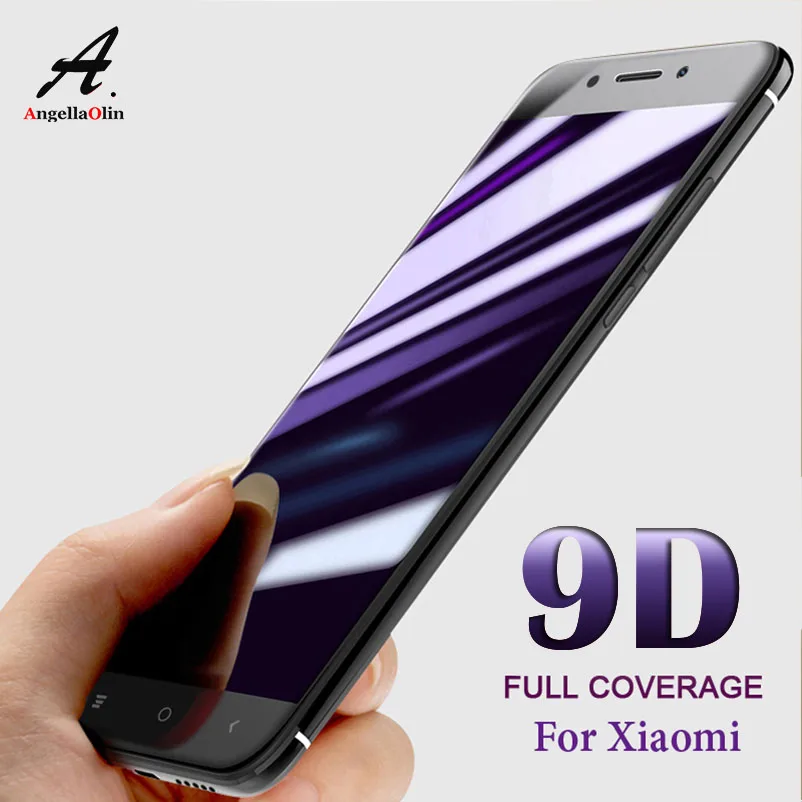 Изогнутое закаленное стекло 9D для Xiaomi Mi A2 Lite Max 3 8 SE Mix 2s 2 Redmi s2 note 5 6 6a pro Защитная