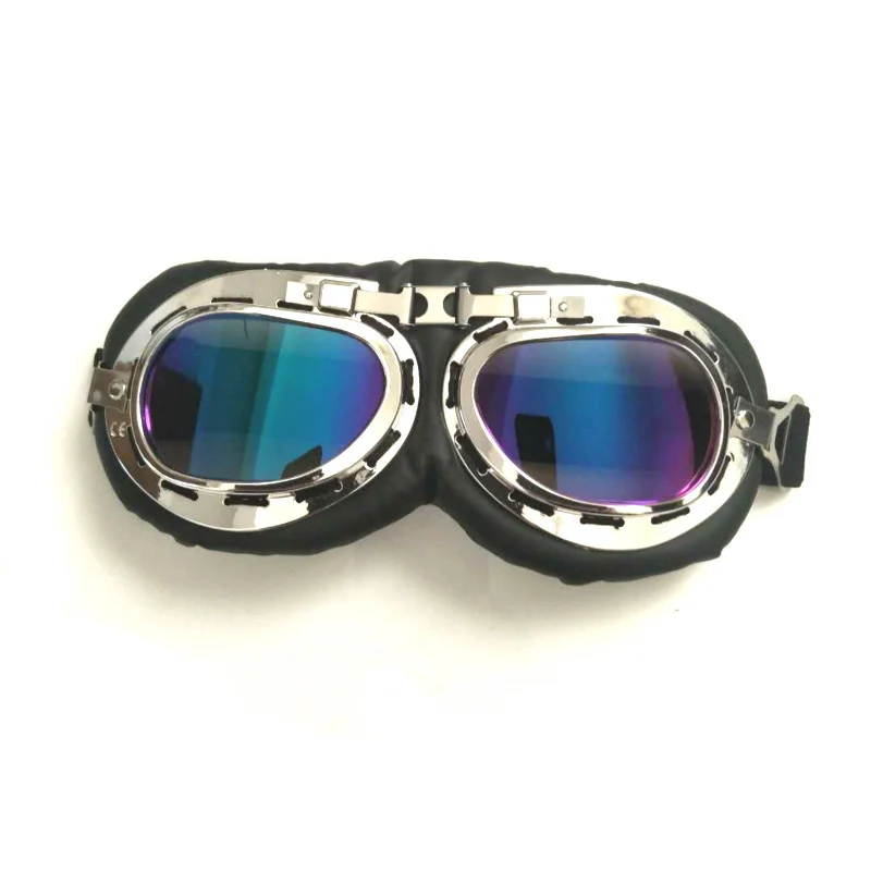 Ретро мотоциклетный шлем очки Jet Винтаж мото класс мотоциклетные для пилота