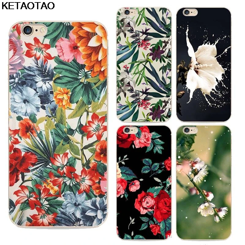 KETAOTAO 2018 новые чехлы для iPhone 4S 5C SE 5S 6 6S 7 8 Plus X Чехол кристально чистый мягкий чехол