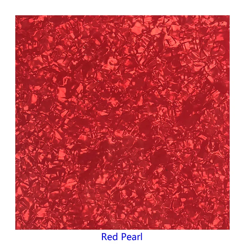red pearl Pleroo целлулоидный материал пустой лист для акустической гитары накладки самоклеющиеся 24 см x 22 см качество царапин пластины многоцветный - Цвет: red pearl