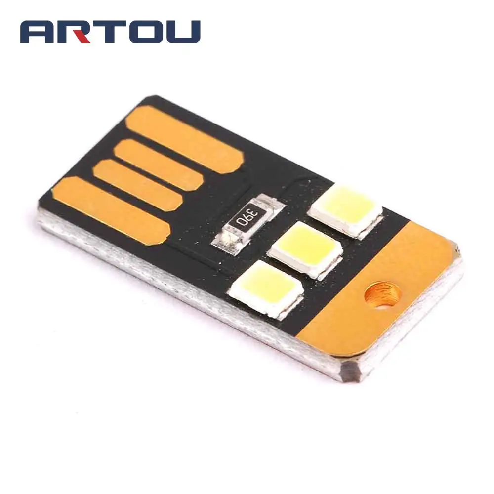 5PCS Mini Ultra Thin Mobile USB Lights Module LED Camping Baby Night Light | Электронные компоненты и