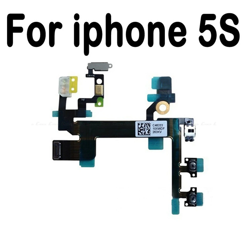 Новинка, для iPhone 6, 6S Plus, 4, 4S, 5, 5S, 5C, коннектор, кнопка включения/выключения, Кнопка громкости, гибкий кабель, лента