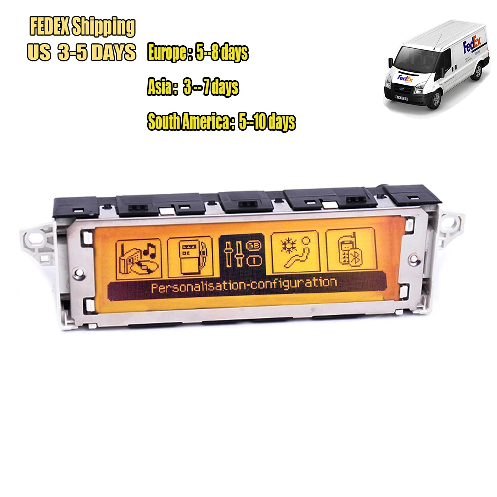 Красный экран монитора 4 меню дисплей для peugeot 407 408 307 sega triumph C5 красный (12 pin) FedEx