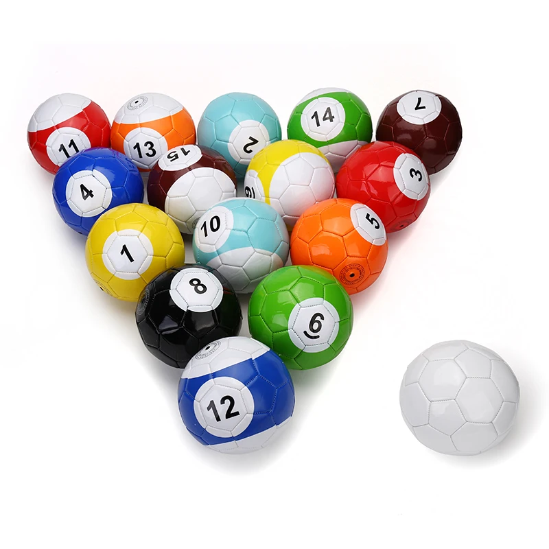 Size No 2 3 4 5 Billiard Snook Soccer Ball Football Full Set Gaint Snookball Snooker Street Game Sport Toy Poolball 16 Pcs