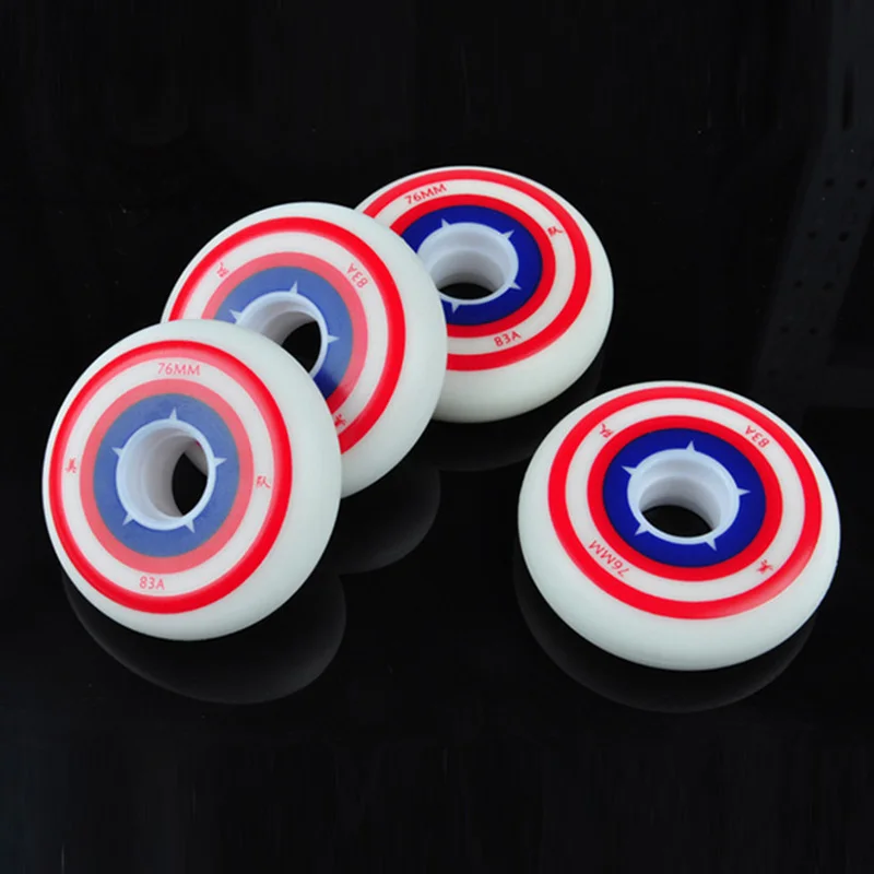 Колесо Slalom с оригинальным Hyper Grip H + G Встроенные коньки качество 83A прочный PU FSK