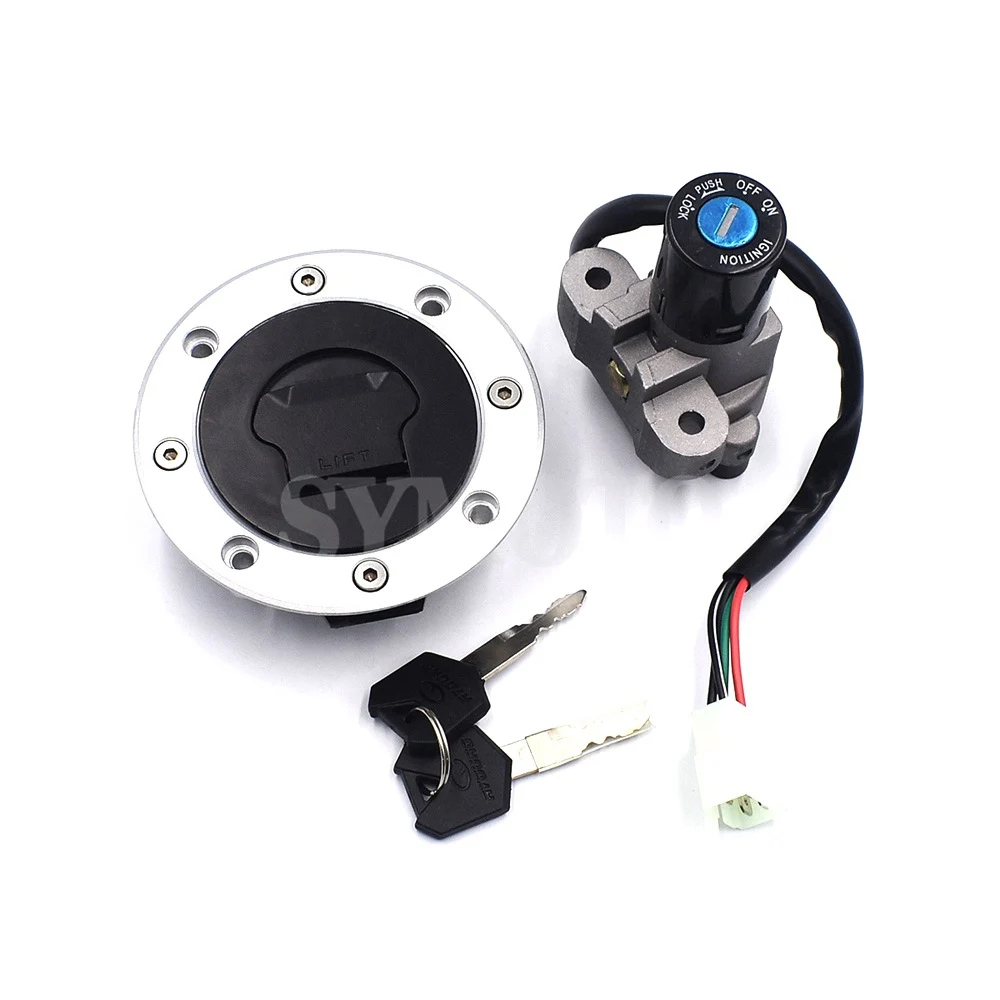 Мотоциклетный переключатель зажигания замок топливного газового бака крышка сиденья включает Ключ для Suzuki GSF250 GSF400 Bandit GSX400 74A 75A 77A 79A