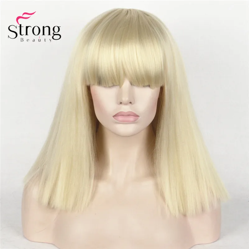 Парик из синтетических волос средней длины|wig wig|wig fullwig straight |