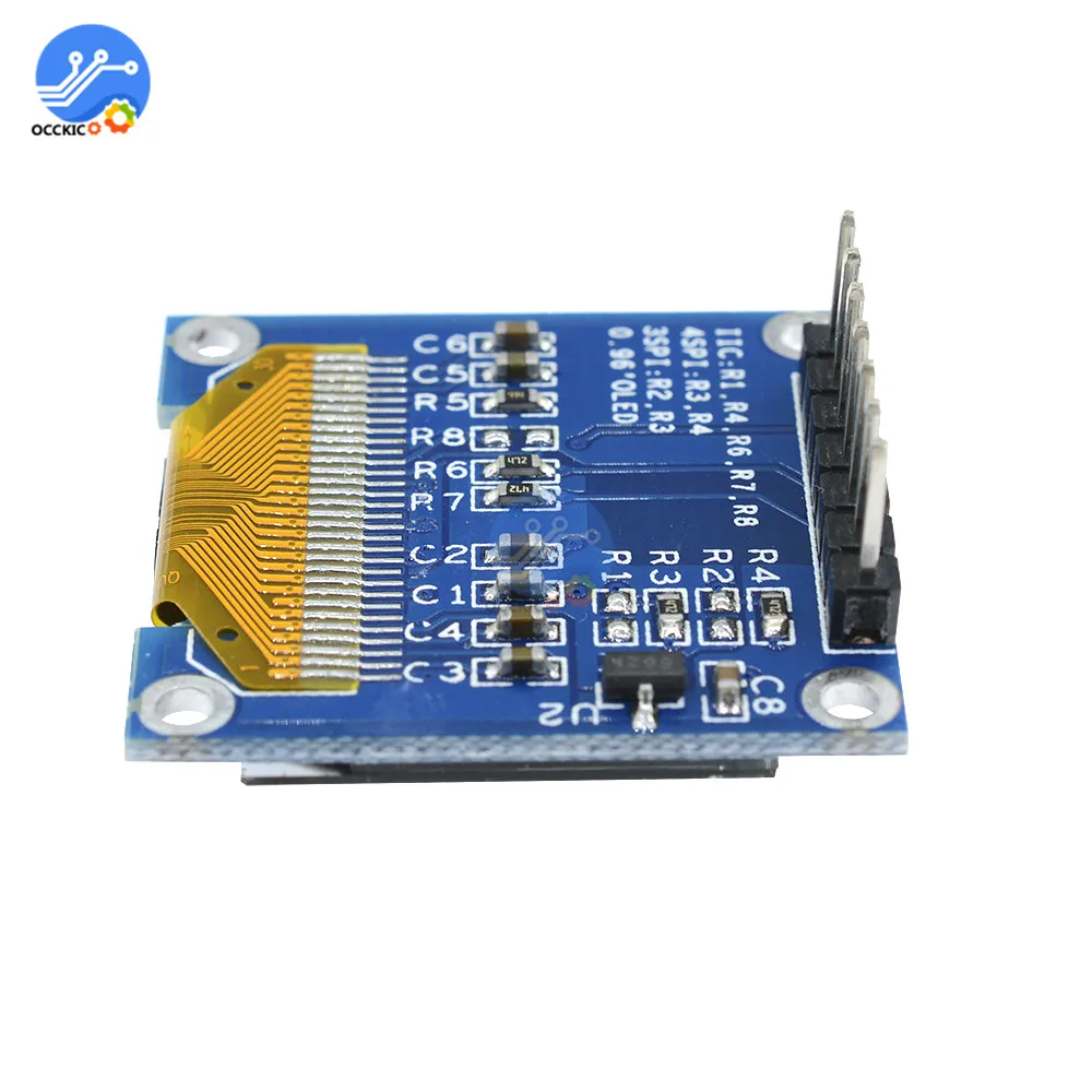 0 96 дюймовый последовательный OLED экран IIC модуль дисплея 128X64 I2C Communicate SSD1306 12864