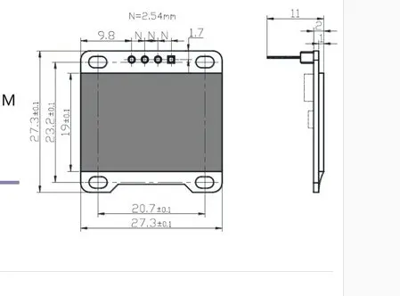 10 шт./лот 128X64 O светодиодный ЖК-дисплей Дисплей модуль для Arduino 0 96 &quotI2C