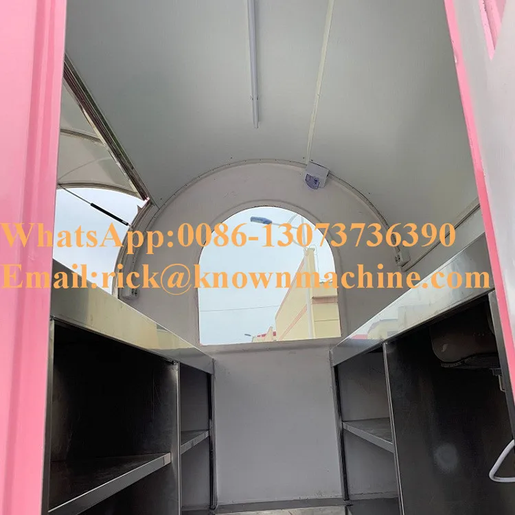 KN 220B открытый прицеп для еды Мобильная Кухня высокое качество буксируемая