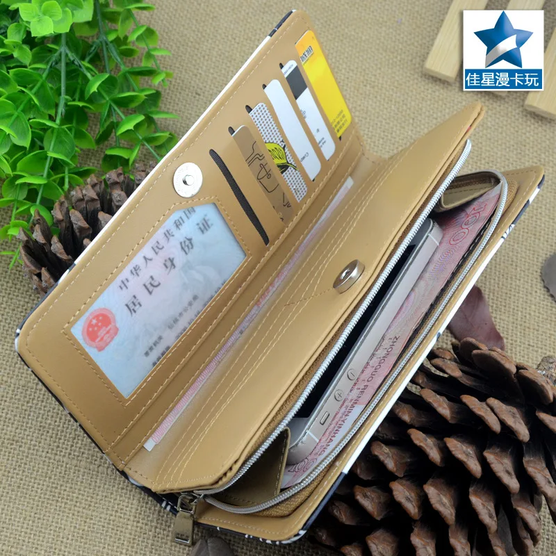 Лидер продаж 2016 цветной Длинный кошелек из искусственной кожи с рисунком аниме Re: