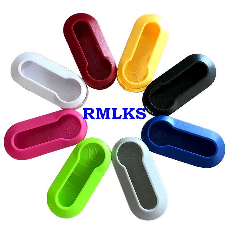 RMLKS новый цветной чехол для дистанционного ключа с полоской Fiat 500 Panda Punto Bravo 3