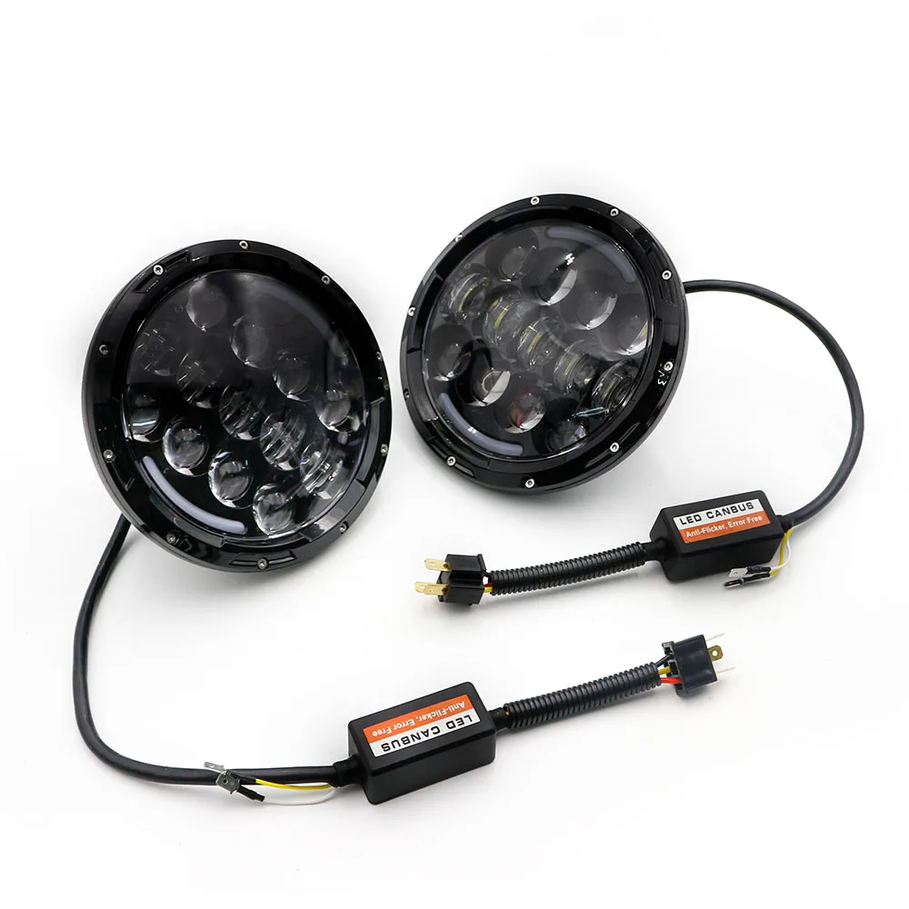 CNSPEED 2 шт./компл. 7 дюймов 75 Вт круглый ангельские глазки светодиодный светильник