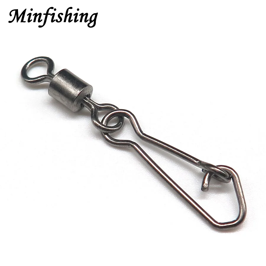 Minfishing 50 шт. сильный рыболовный поворотный шарикоподшипник Роллинг Поворотный с