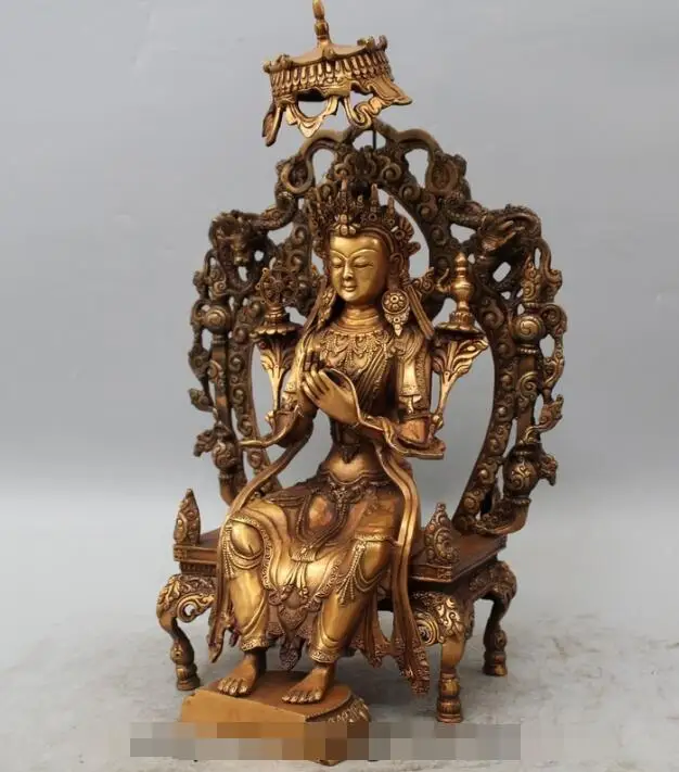 Бесплатная доставка модель S03158 искусственная кожа задний план Будды 16 дюймов |