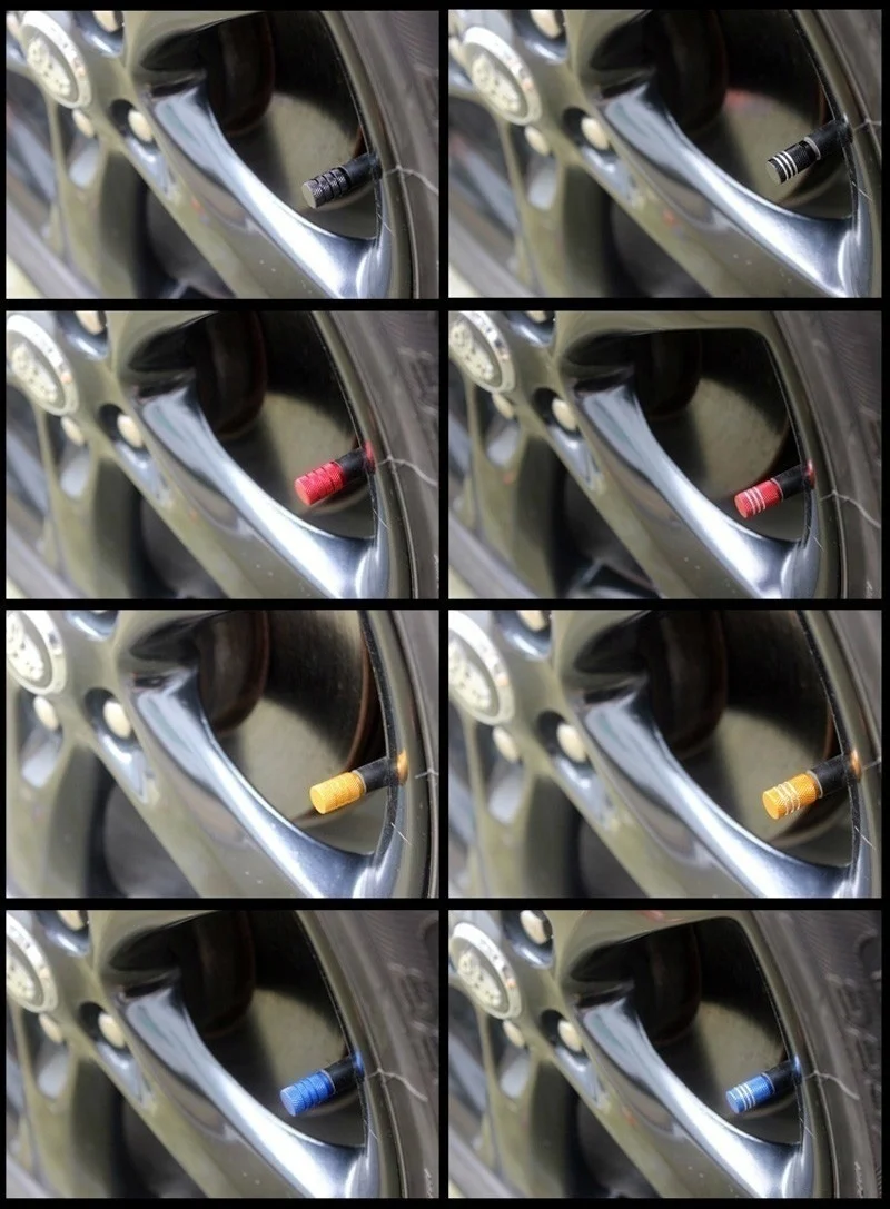 4 шт./компл. спортивные стильные автомобили. Аксессуары колпачки для клапанов