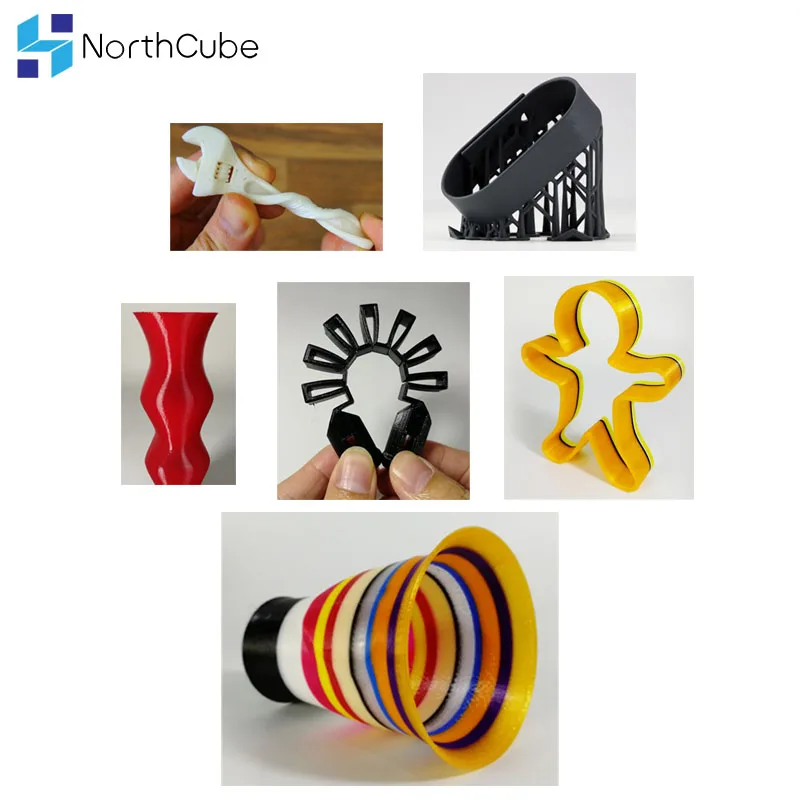 NorthCube 3D принтеры ТПУ Гибкая нить TPU Филамент Пластик для 1 75 мм полиграфические