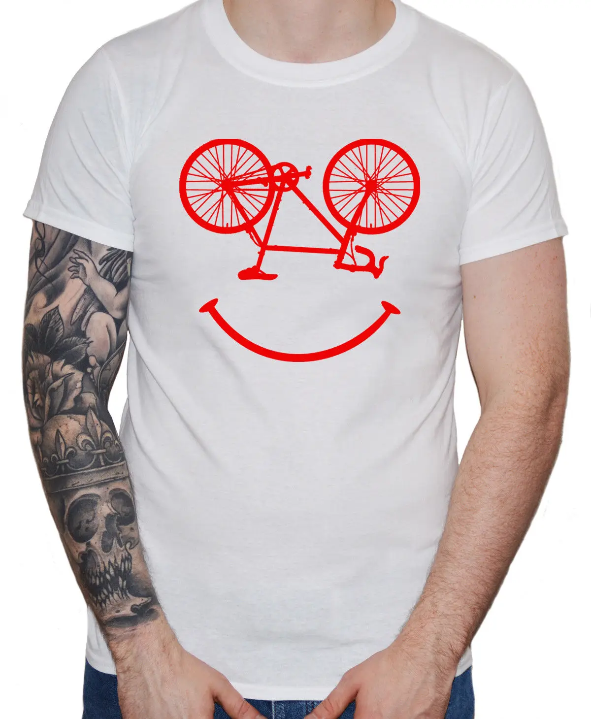Homme CYCLISME Футболка &quotvelo visage&quot drole cyclisme cycliste cadeau|Мужские футболки| |