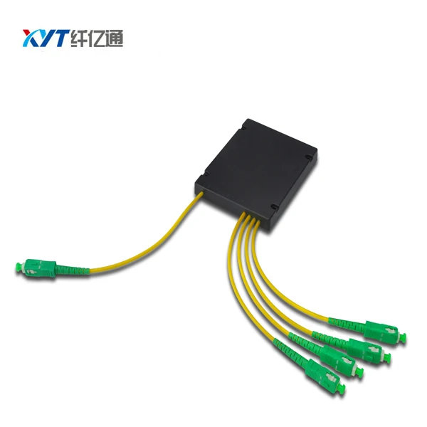 Коннектор SC/APC оптоволоконный разветвитель коробка ABS 1*4 PLC длина волокна 1 м и 0 9 мм