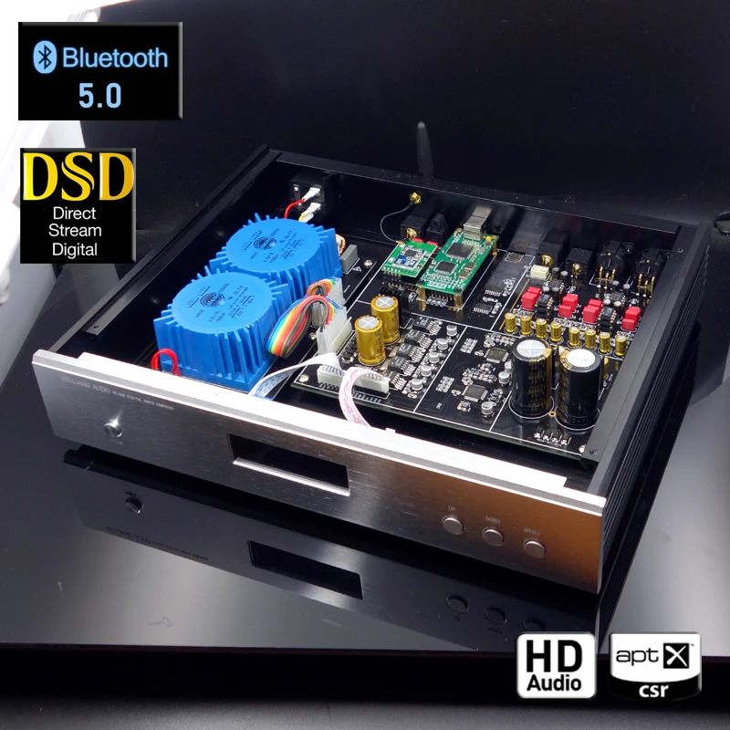 CSR8675 Bluetooth 5,0 APTX-HD двойной AK4497 XMOS ЦАП Декодер Усилитель коаксиальный Оптический USB DSD256 T0494