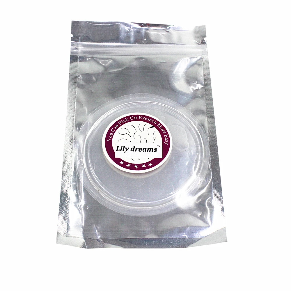 Новинка 1 шт. круглая прозрачная розовая/белая подставка для накладных ресниц