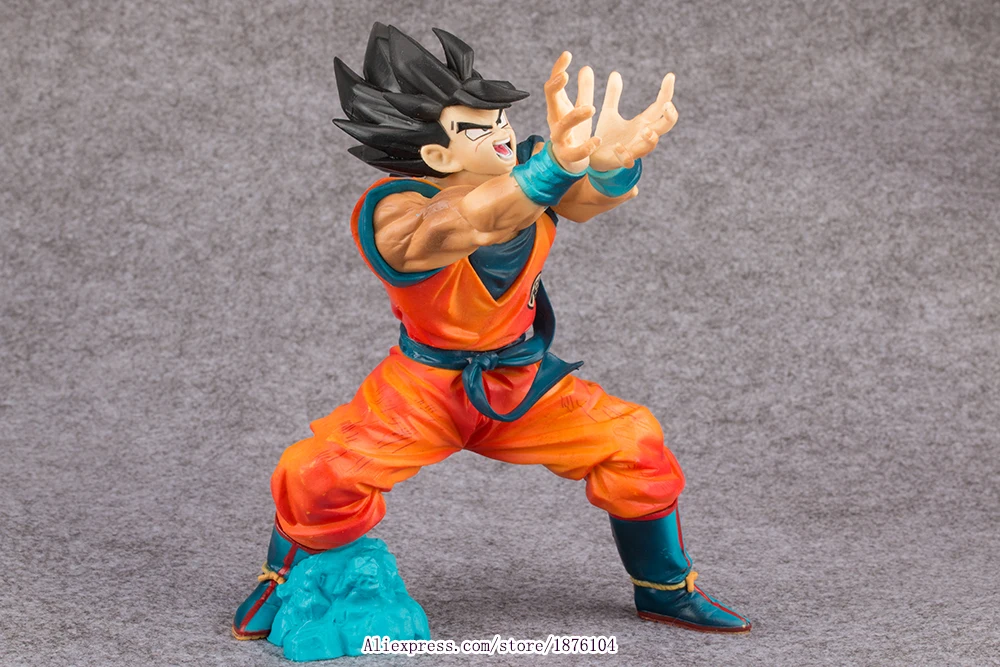Аниме Драконий жемчуг Z Сон Гоку фигурки Ударная Волна Супер Saiyan Сон Гоку Драконий жемчуг ПВХ фигурка модель игрушки Brinquedos 17 см