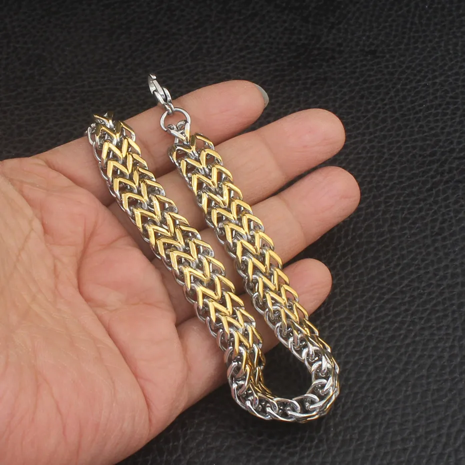 Hot Silver And Gold Color Popular Fashion Jewelry Bracelets Stainless Steel BRYZ032 | Украшения и аксессуары