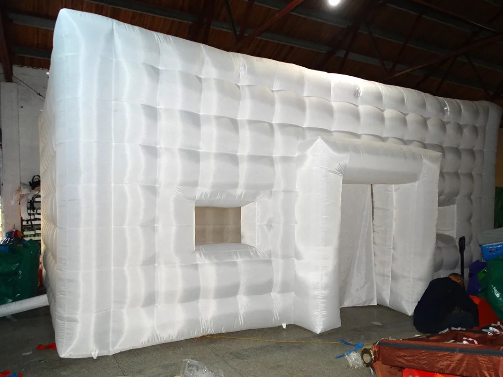 2019 Заводская индивидуальная белая надувная палатка для кемпинга и вечеринок