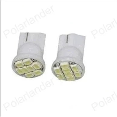 10 шт. DC 12V 194 168 192 W5W 3020 ширина автомобиля лампа T10 8 smd 1206 автомобильный интерьерный