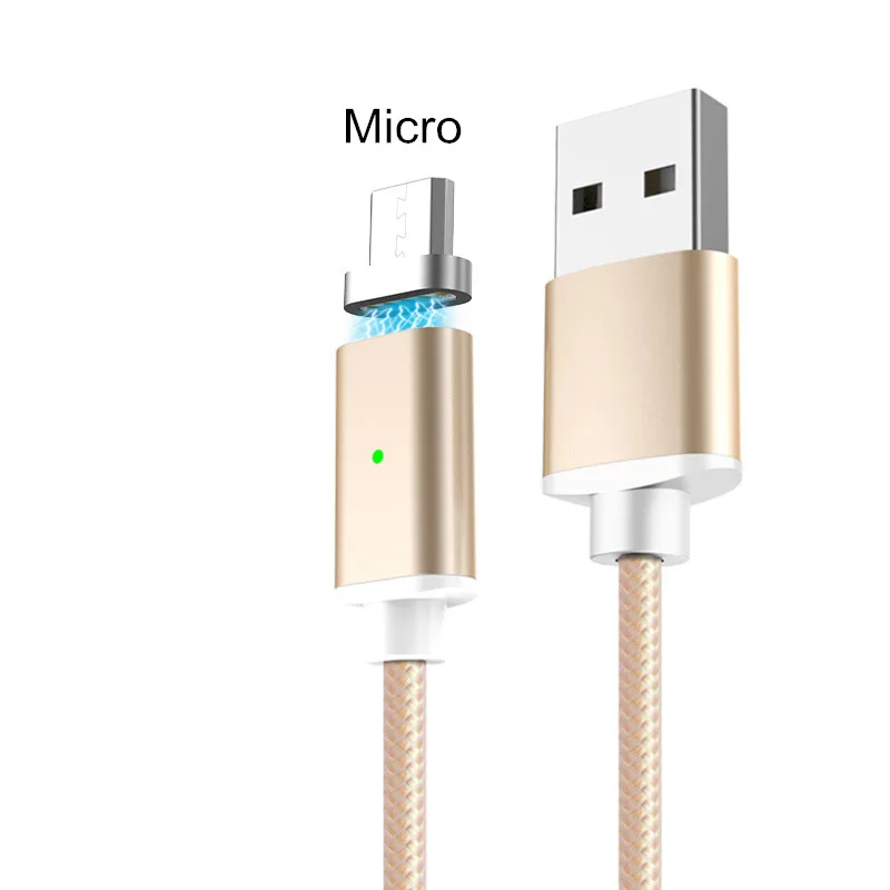 Магнитный кабель Vanniso Micro USB 2A, кабель для быстрой зарядки для iPhone XS X XR 8 7 samsung S8 type C, магнитный кабель для мобильных телефонов