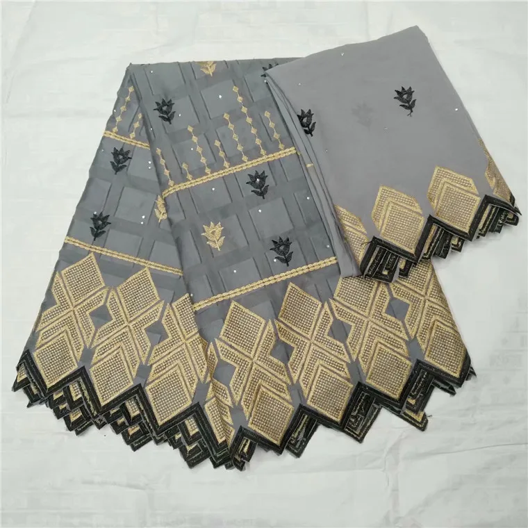 Новый дизайн серый камень 100% хлопчатобумажные кружевные ткани модная