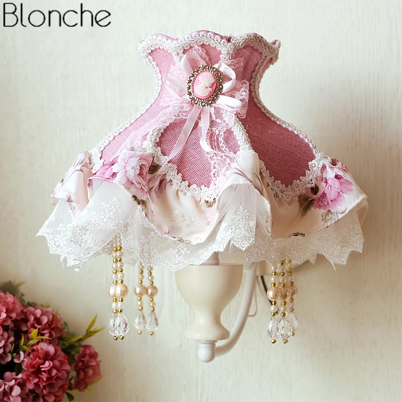 Настенный светильник светодиодный из северной ткани для гостиной