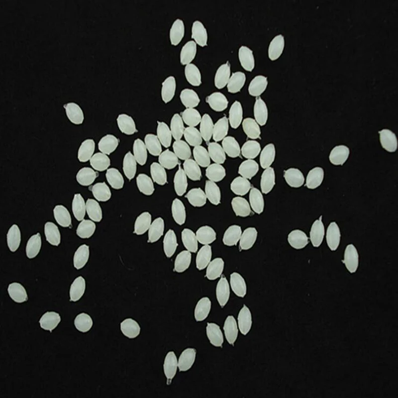 Светящиеся Рыболовные Поплавки 200 шт. 4 Х6 мм светящиеся овальные бусины буи