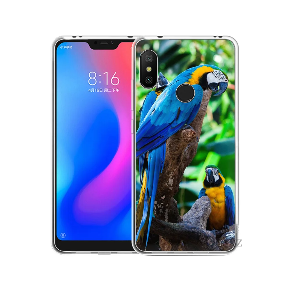 Чехол для телефона с изображением животных птиц попугаев Xiaomi Redmi 3S 3 4 Pro Pro4 Prime 4A 4X5