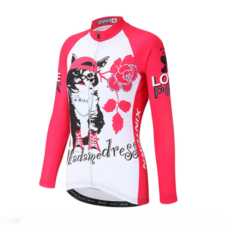 XINTOWN Pro Team осень Ropa Ciclismo Для женщин с длинным рукавом велосипед Одежда Майо Топы