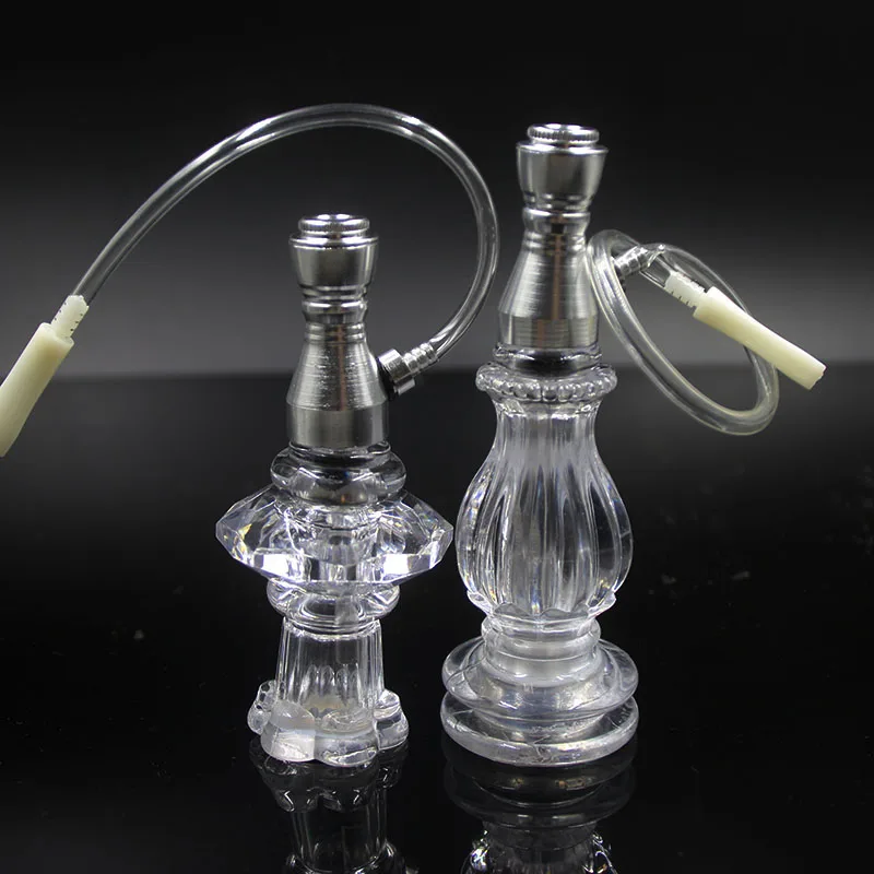

Acrylic White Hookah Water Pipes for Smoking Tobacco Herb Filter Smoking Tools Pipe vs Glass Oil Rig