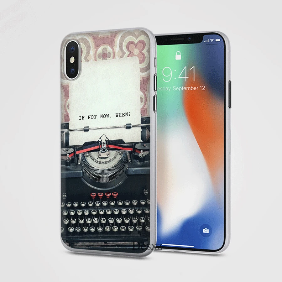 Чехол для телефона подставка ретро камера пишущая машинка iPhone 5 5S SE 6 6s 7 8 Plus X XS XR Max