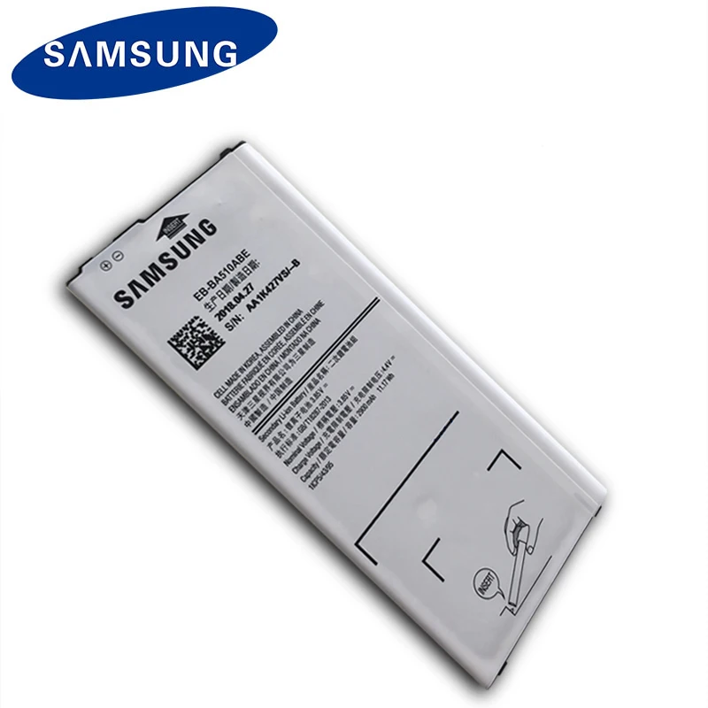 Оригинальный аккумулятор для телефона SAMSUNG 2900 мАч Samsung GALAXY A510 2016 A5 | Мобильные
